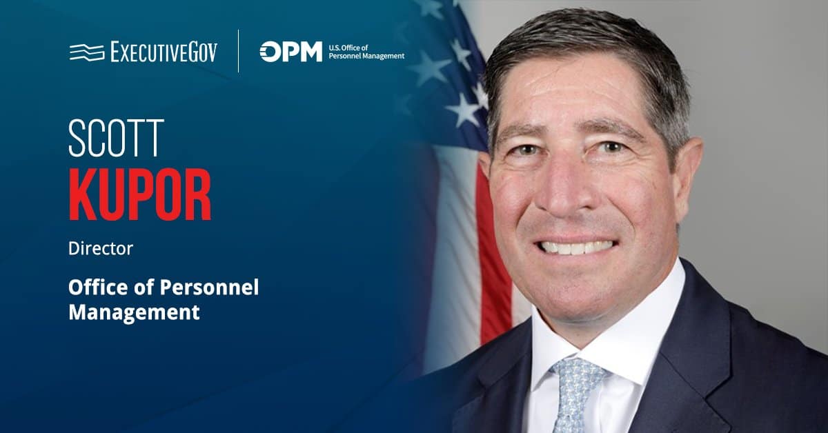 OPM's Scott Kupor. OPM Director Scott Kupor said federal retirement processing delays are due to outdated tech and processes.