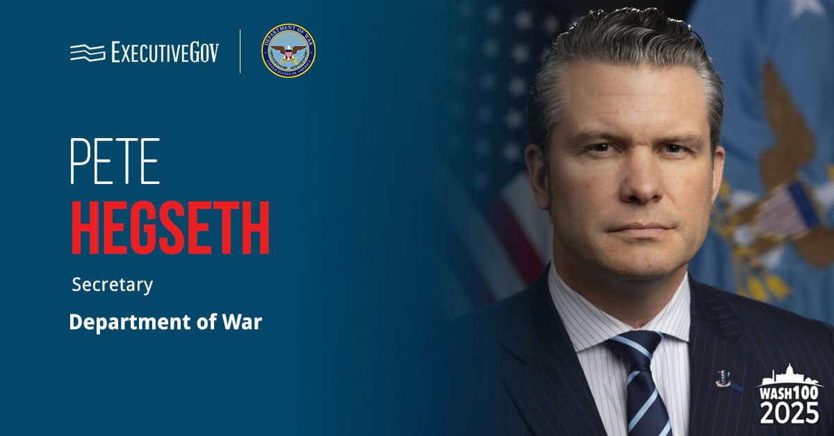War Secretary Pete Hegseth. Hegseth's office issued a memorandum establishing a new AI strategy for the Department of War