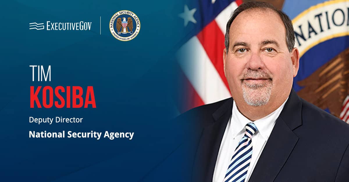 Tim Kosiba. The intelligence community veteran has been named NSA’s deputy director.