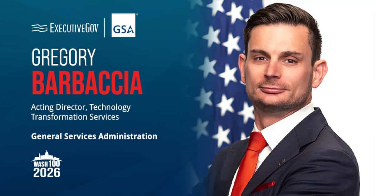 Gregory Barbaccia. The federal CIO has joined GSA as acting director of the Technology Transformation Services.