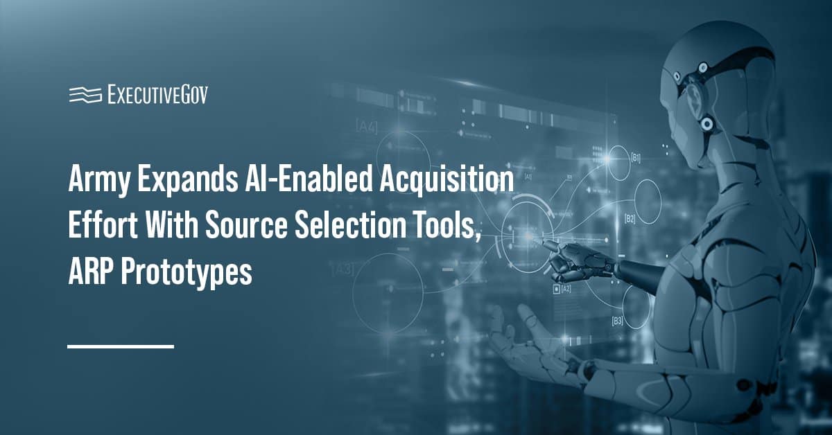 Artificial intelligence. The Army is testing AI tools to modernize acquisition documentation processes.
