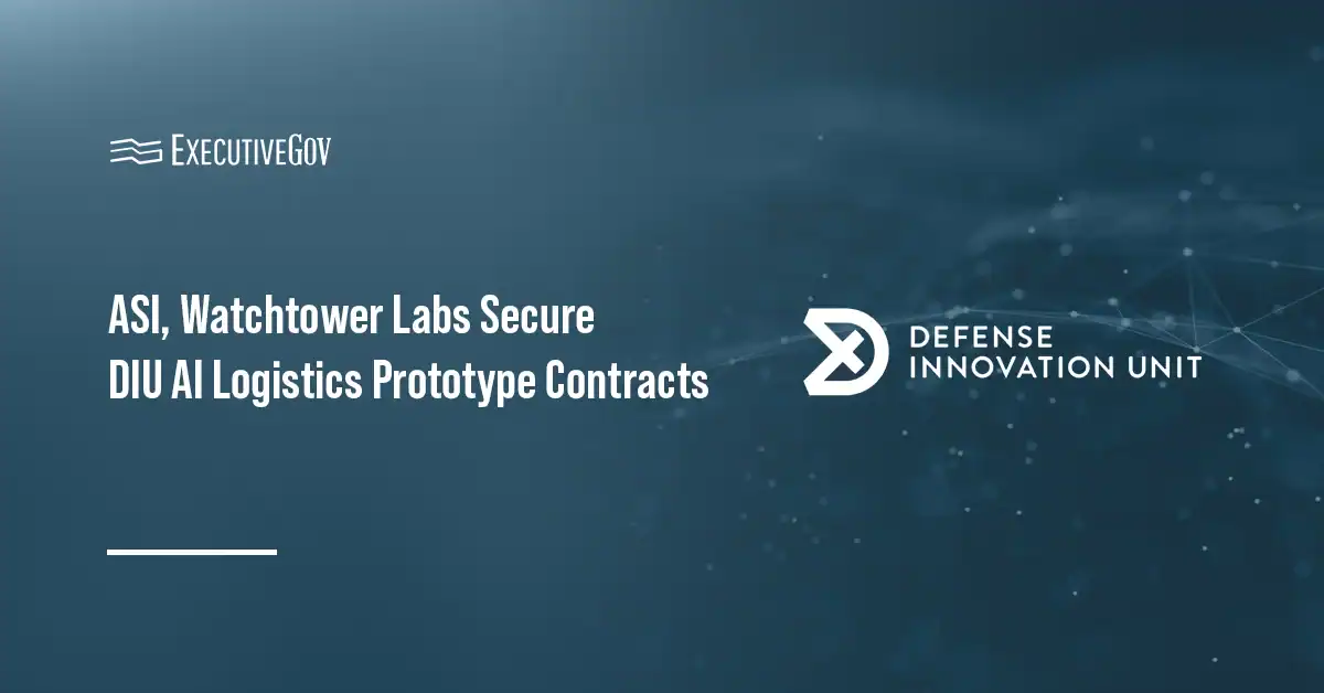 DIU logo. The Defense Innovation Unit has awarded two prototype contracts to Air Space Intelligence and Watchtower Labs.