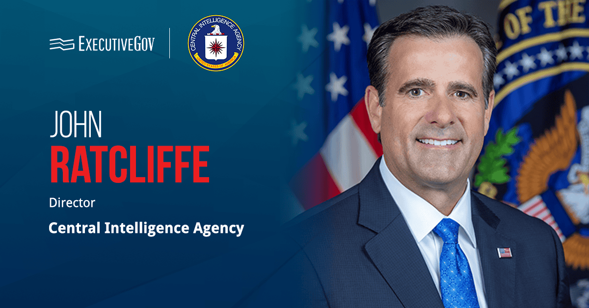 John Ratcliffe. The CIA director commented on the launch of the agency's acquisition framework.