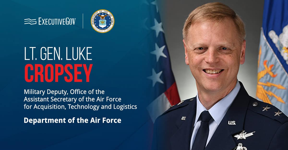 Luke Cropsey. The Senate confirmed Luke Cropsey for promotion to lieutenant general.