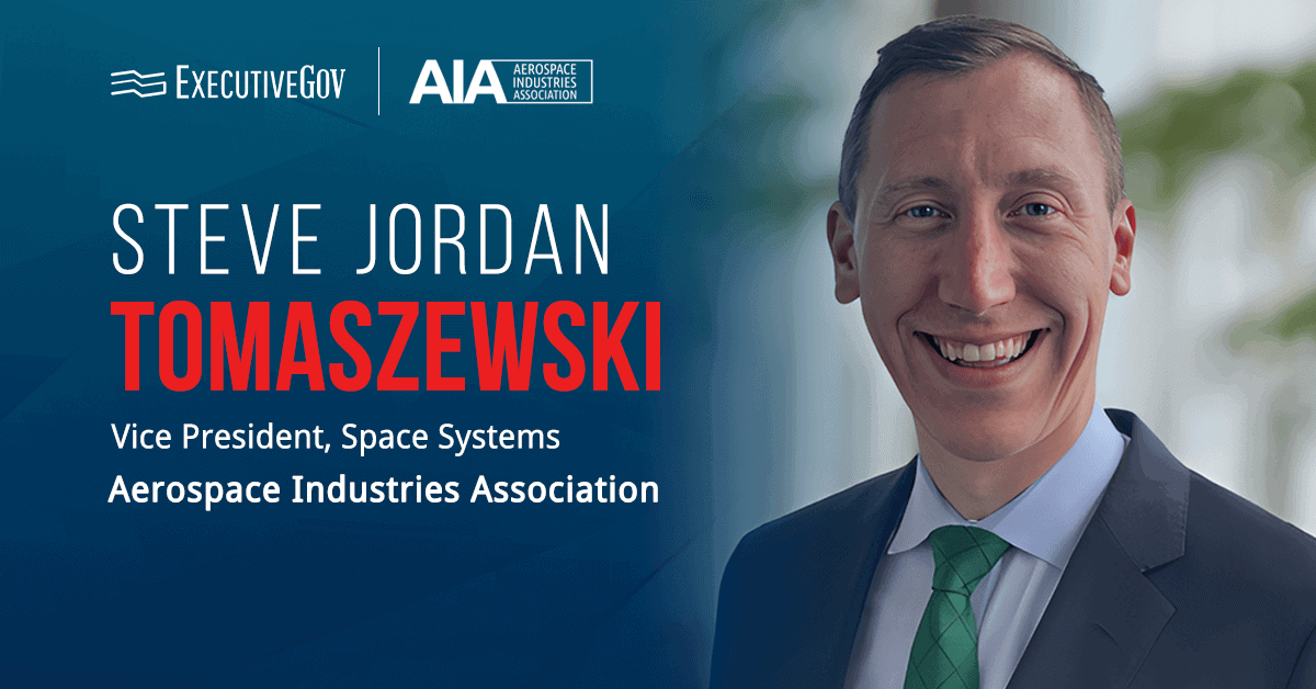 tomaszewski-aia-2026-space-priorities AIA's Steve Jordan Tomaszewski. The Aerospace Industries Association has unveiled its 2026 Space Priorities.