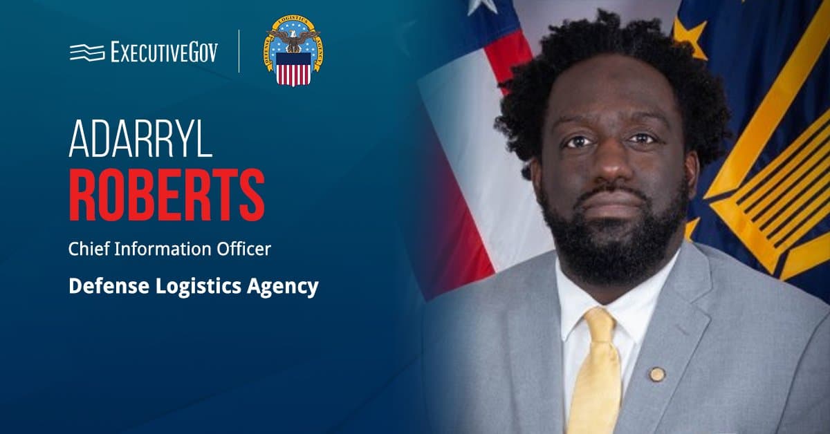 Adarryl Roberts, chief information officer at the Defense Logistics Agency. Roberts discussed DLA's digital transformation