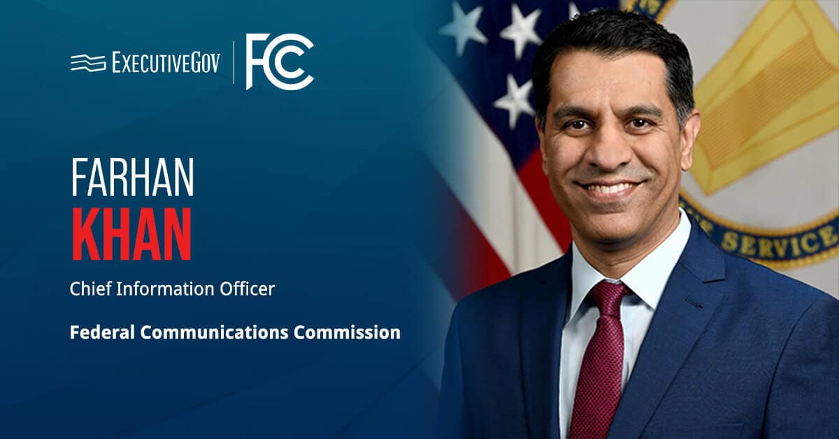 Farhan Khan. The former FDA official has been named CIO at the Federal Communications Commission.