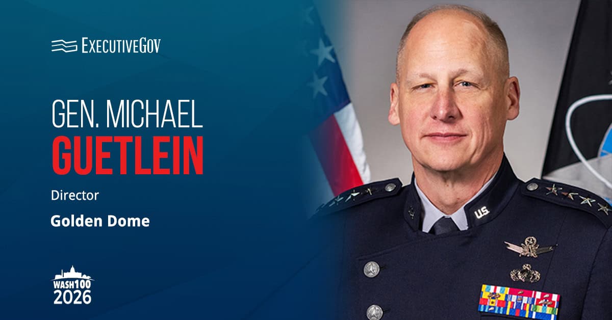 Michael Guetlein. The Golden Dome director said DOW has increased the missile defense shield’s cost estimate by $10 billion.