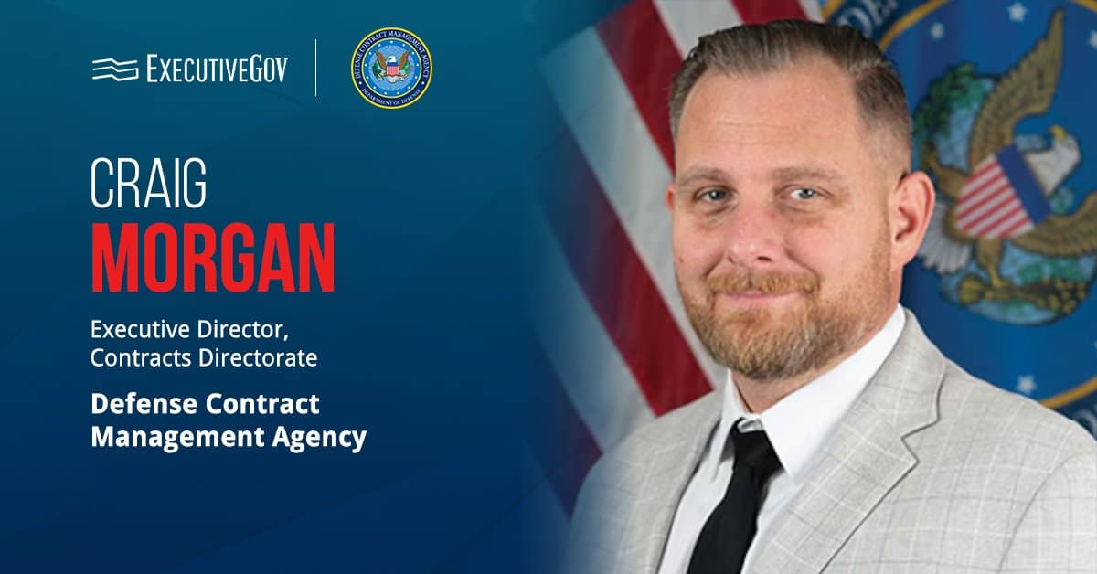 Craig Morgan. DCMA’s former chief digital and AI officer has been named executive director of its contracts directorate.