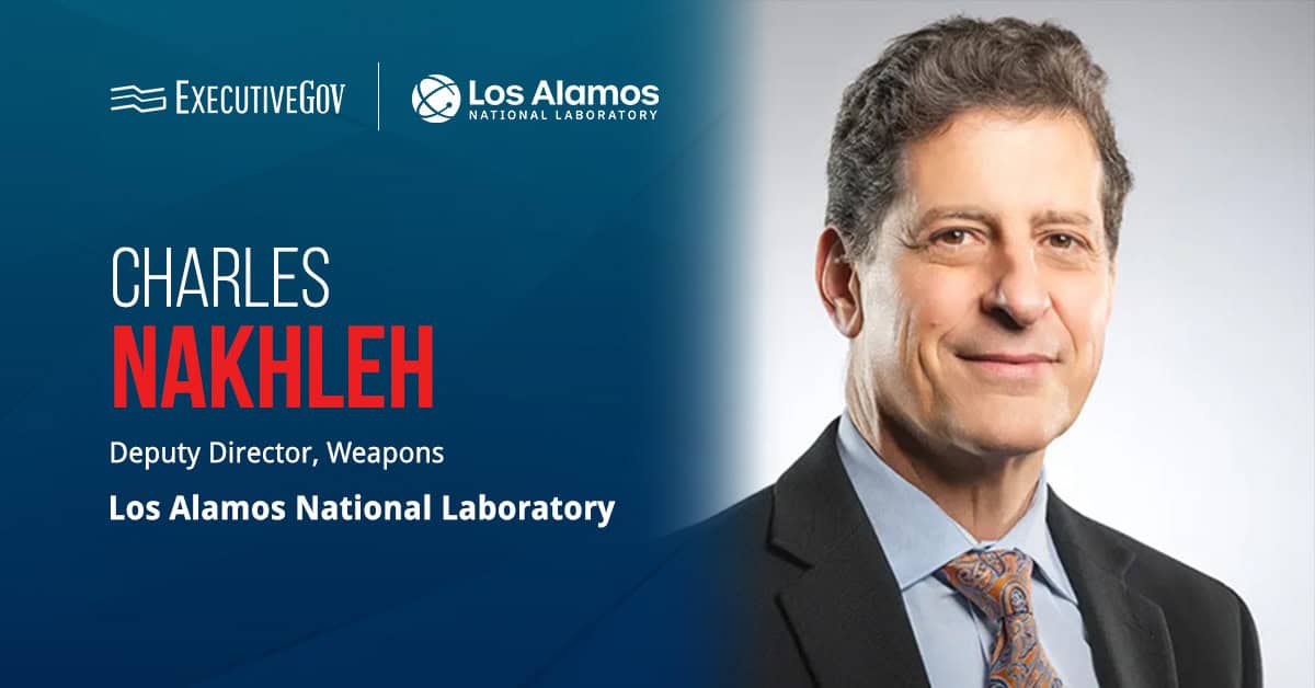 Charles Nakhleh, incoming deputy director for weapons at LANL. Nakhleh will oversee work tied to NNSA weapons programs