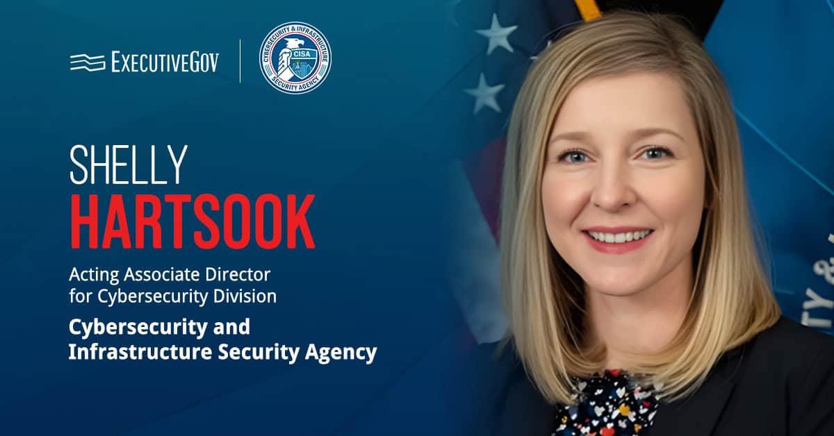 CISA's Shelly Hartsook. Shelly Hartsook will resign as acting associate director for cybersecurity within CISA.