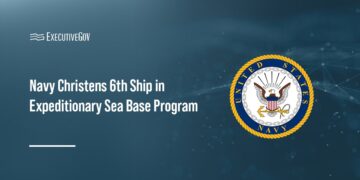 Navy Christens 6th Ship in Expeditionary Sea Base Program