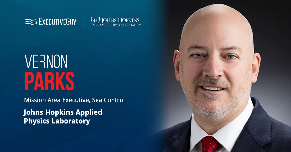 Vernon Parks, mission area executive at Johns Hopkins APL. Parks will oversee Johns Hopkins APL's sea control mission area