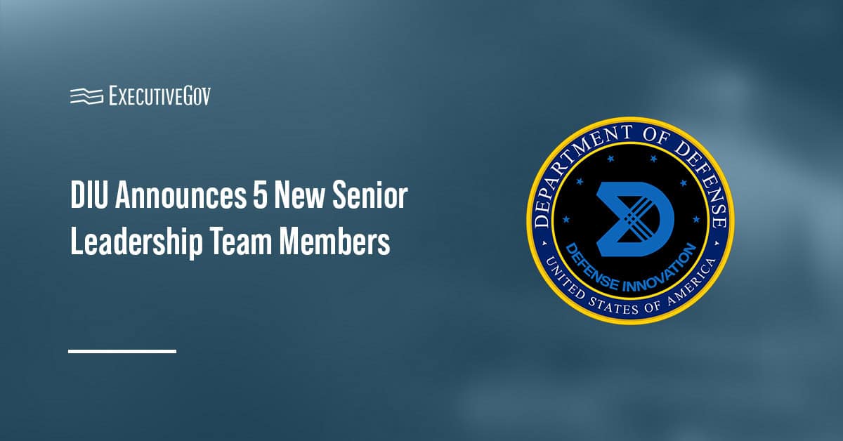 Defense Innovation Unit logo. DIU has named five new leaders to its senior leadership team.