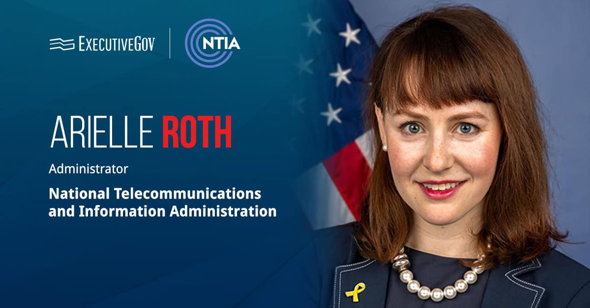 NTIA Administrator Arielle Roth. Roth commented about NTIA's review of 2.7 GHz relocation plans from federal users