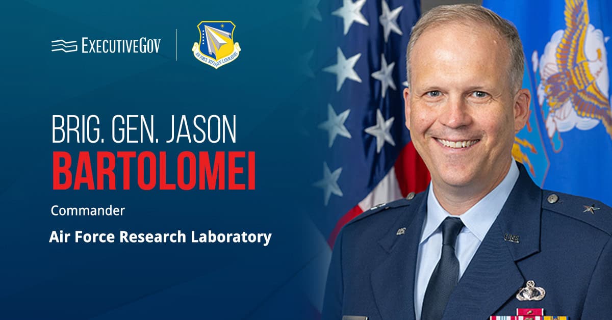 AFRL Commander Jason Bartolomei. AFWERX and SpaceWERX have issued new SBIR and STTR solicitations; Bartolomei comments.