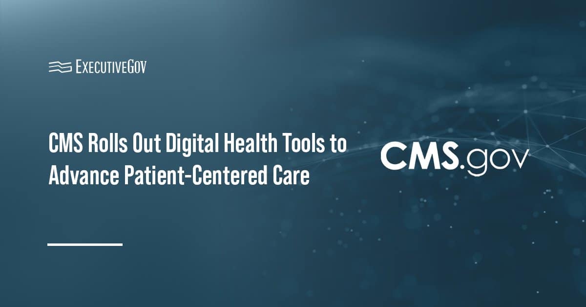 CMS logo. CMS has launched the first wave of its HealthTech Ecosystem tools.
