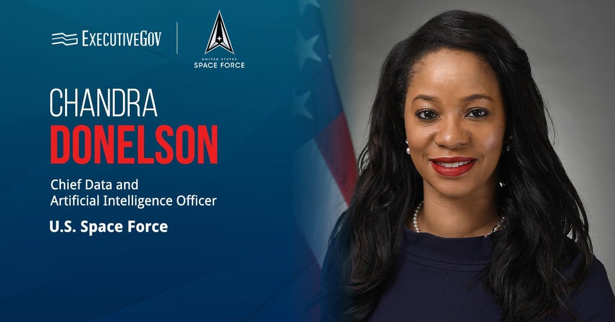 Chandra Donelson. The Space Force chief data and artificial intelligence officer announced plans to step down.