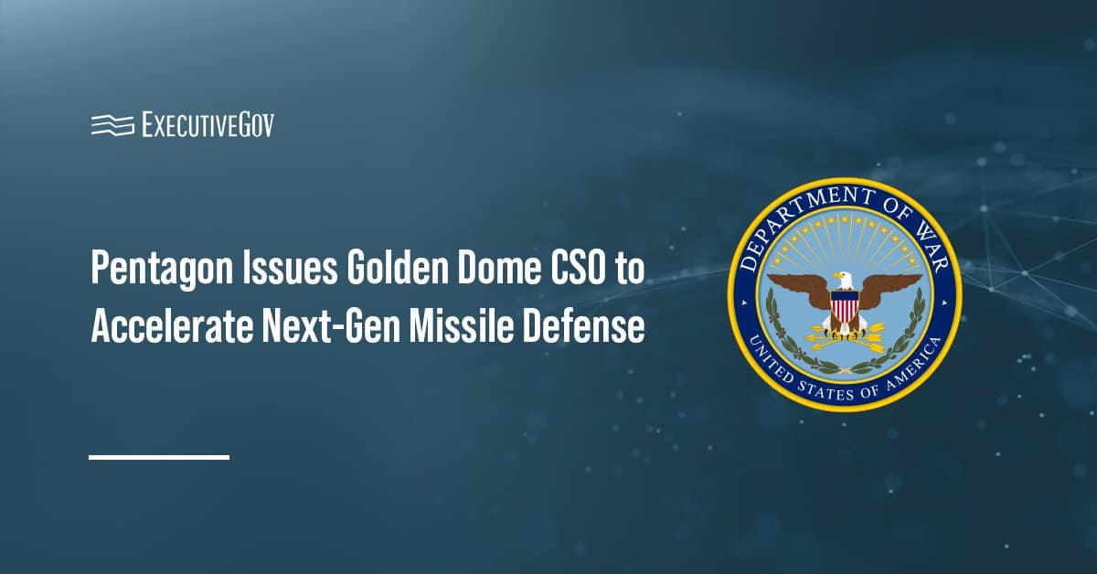 Department of War logo. The Department of War issued a CSO to accelerate Golden Dome development