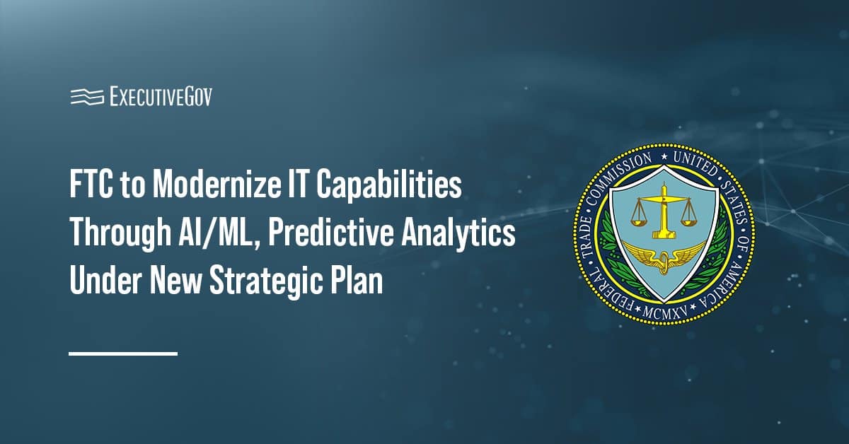 Federal Trade Commission logo. The FTC detailed its plan to modernize IT systems