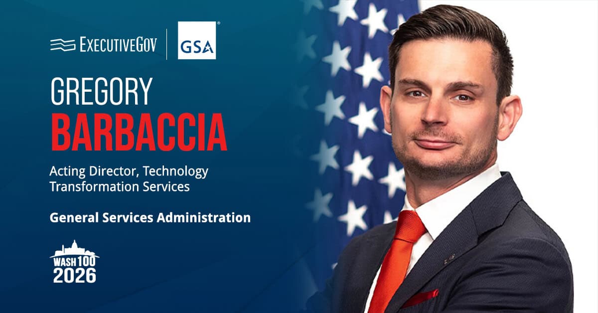 GSA's Greg Barbaccia. GSA has introduced the latest class of Presidential Innovation Fellows, with Barbaccia commenting.