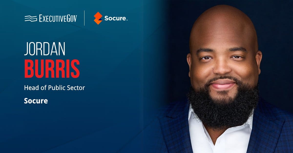 Socure's Jordan Burris. Socure and GovNavigators have released a report about the growing threat of AI-enabled fraud.