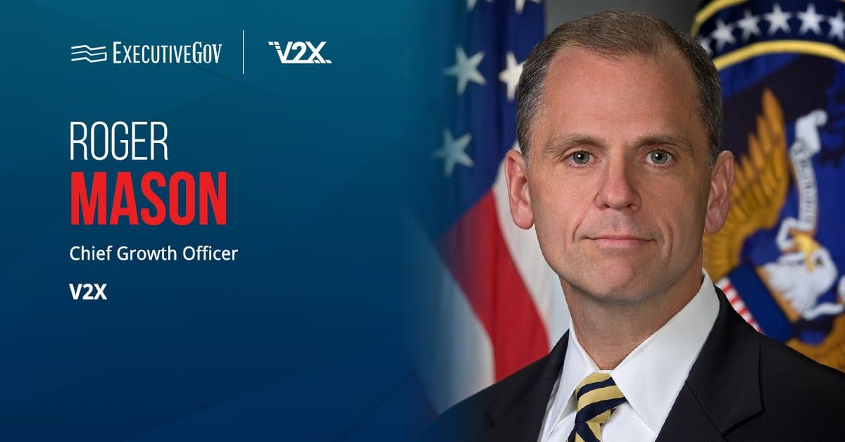 V2X's Roger Mason. V2X Chief Growth Officer Roger Mason has been nominated as director of the National Reconnaissance Office.