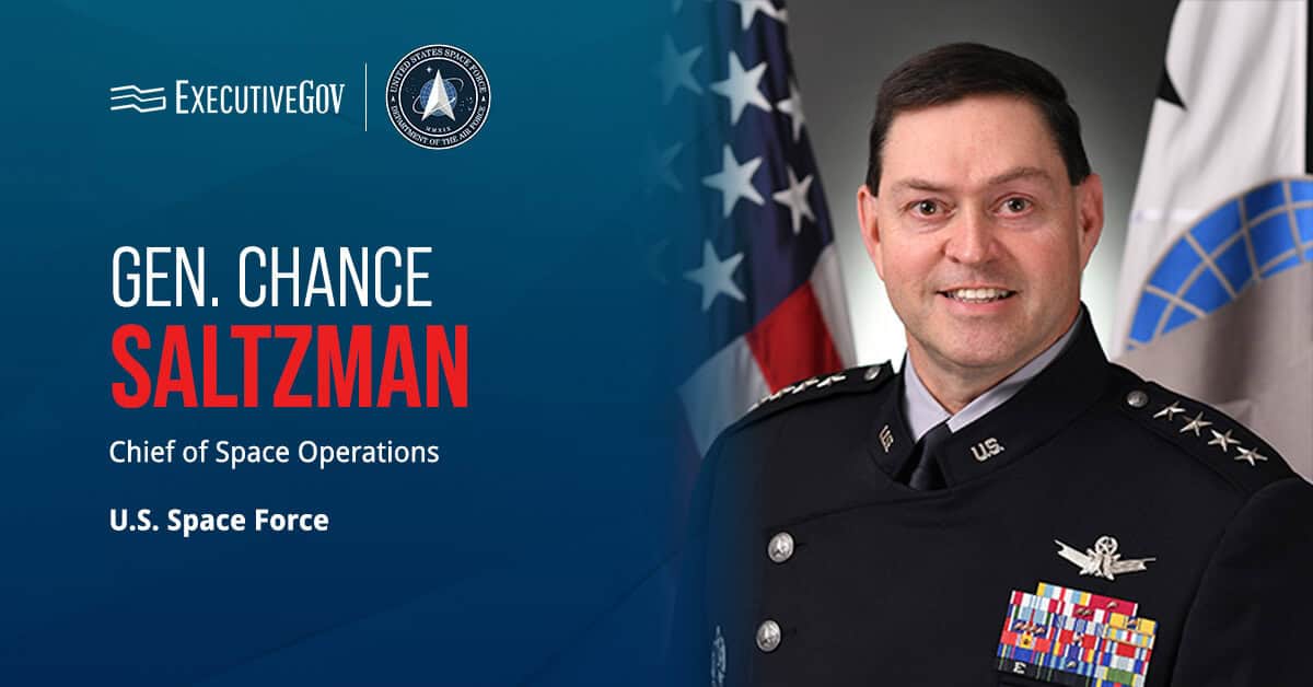Gen. Chance Saltzman. Saltzman outlined a vision for the service's next 15 years.