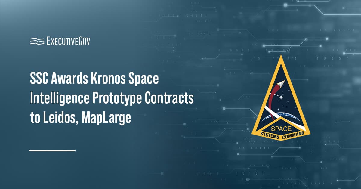 SSC seal. Leidos and MapLarge secured SSC Kronos prototype contracts.