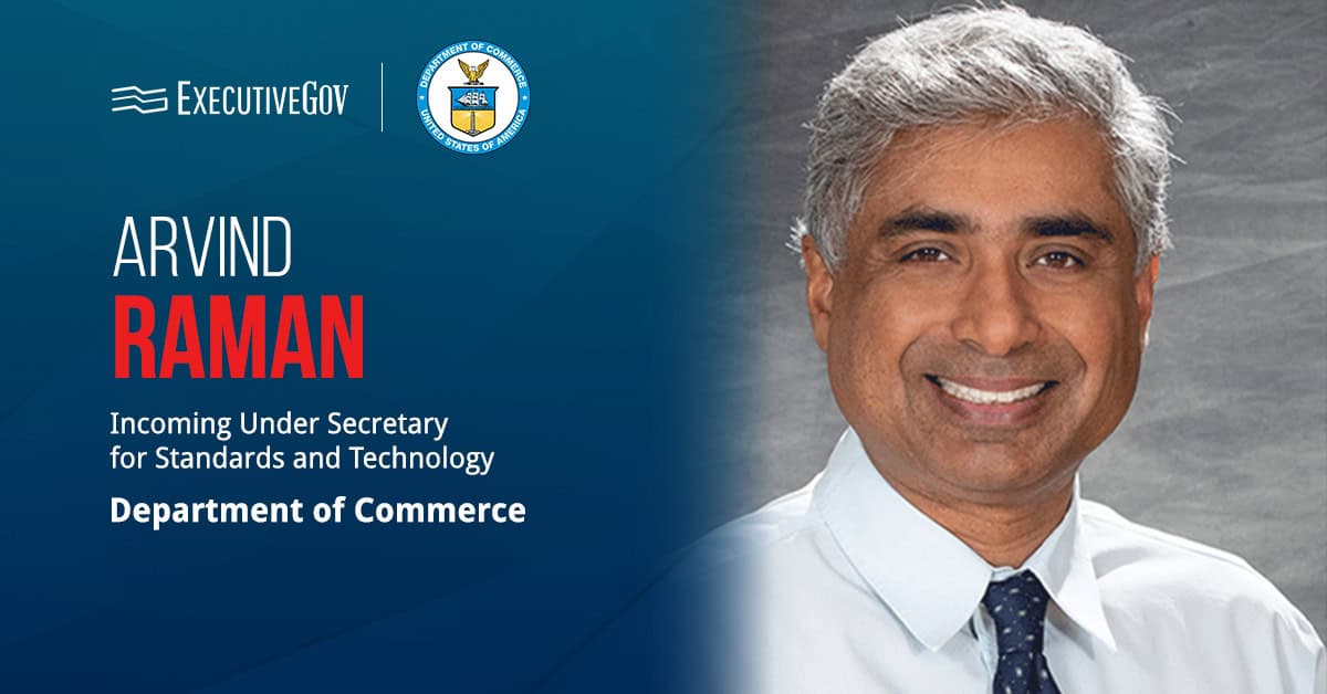 Arvind Raman. The Purdue University dean has been confirmed to lead NIST and serve as under secretary of commerce.