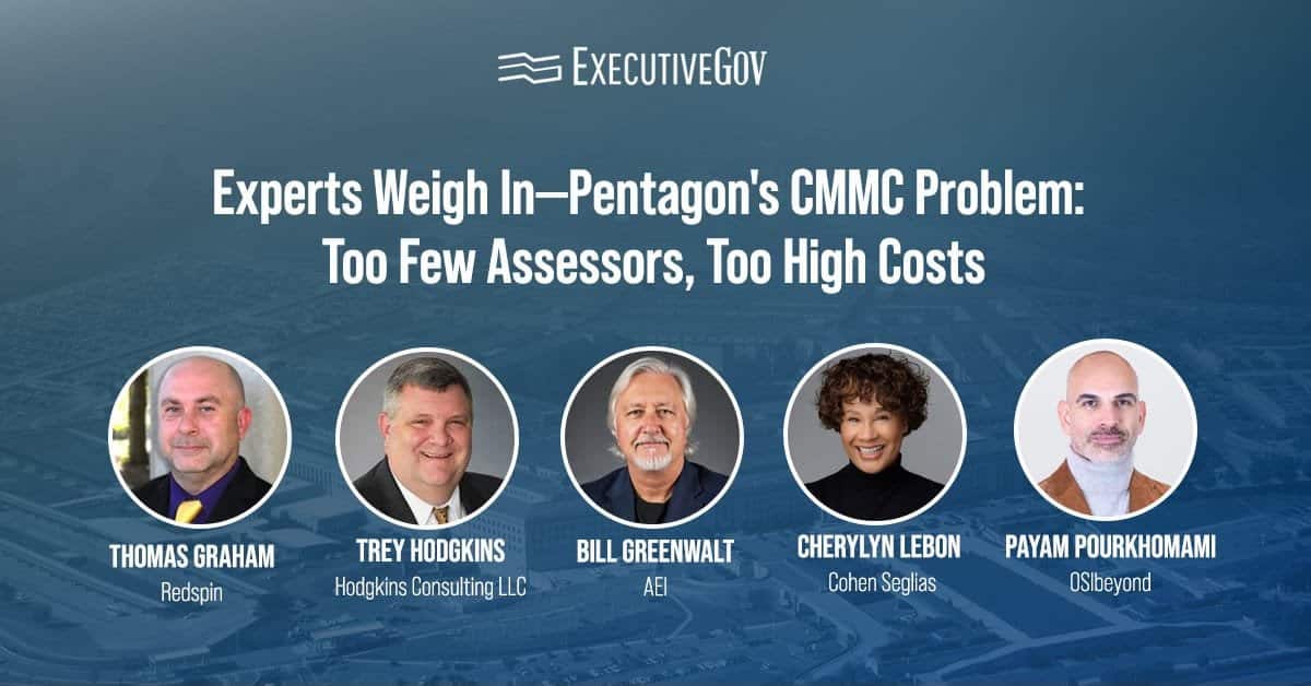 CMMC. Experts discuss long wants and high fees for CMMC C3PAO assessments.