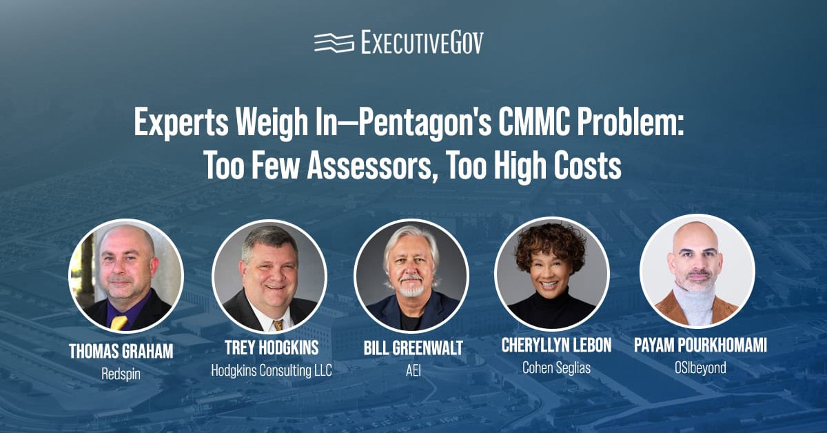 CMMC. Experts discuss long wants and high fees for CMMC C3PAO assessments.
