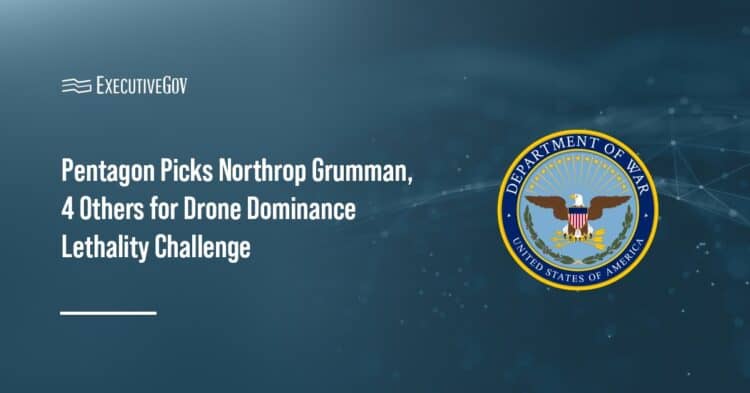 ​DOW seal. The Department of War has announced the five winners of the Drone Dominance Lethality Challenge.