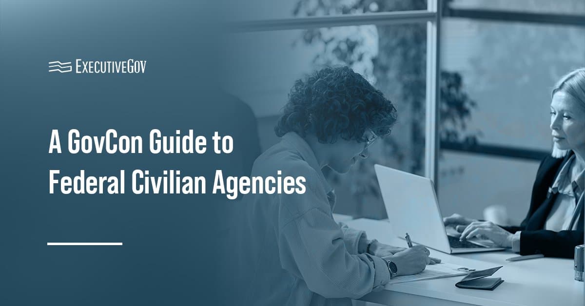 A GovCon Guide to Federal Civilian Agencies Executive Gov Civilian government workers. Federal civilian agencies employ non-military workers and deliver critical citizen services