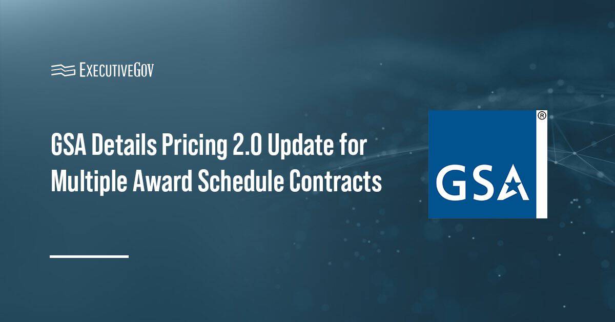 GSA logo. GSA said a revised pricing algorithm for Multiple Award Schedule contracts will be implemented beginning June 5.