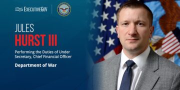 Jules Hurst III Nominated as Under Secretary of War, Comptroller Executive Gov Jules Hurst. The acting under secretary of war has been nominated to serve as DOW’s comptroller.