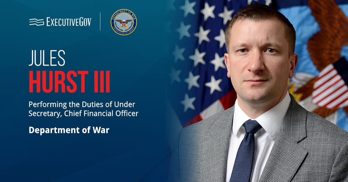 Jules Hurst III Nominated as Under Secretary of War, Comptroller Executive Gov Jules Hurst. The acting under secretary of war has been nominated to serve as DOW’s comptroller.