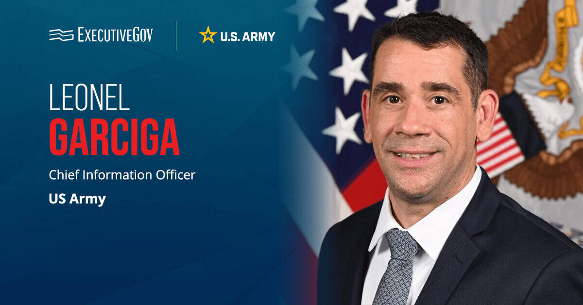 Leonel Garciga. The Army CIO has stepped down from his role.