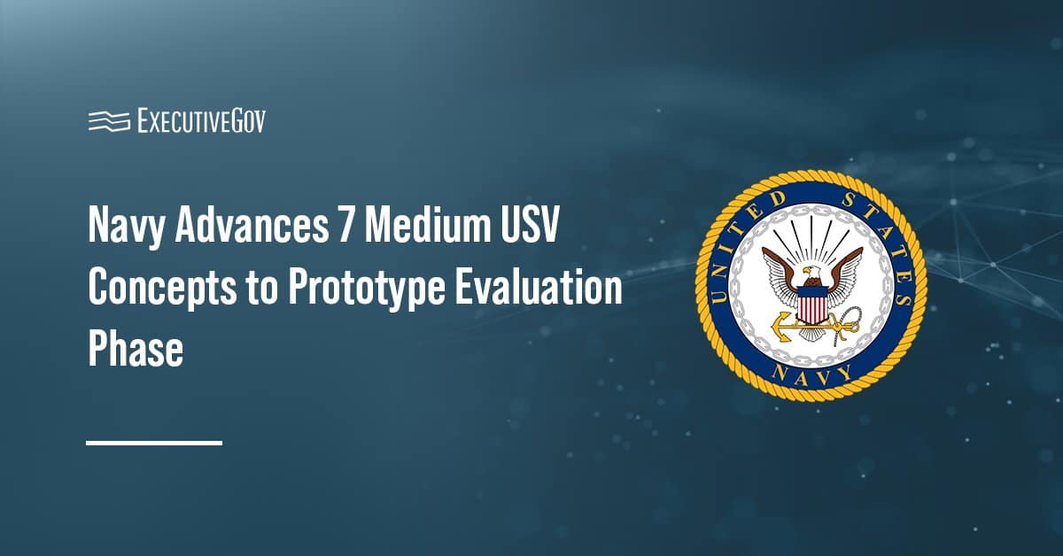 U.S. Navy seal. The U.S. Navy has advanced seven medium unmanned surface vessel designs to the prototype evaluation phase.