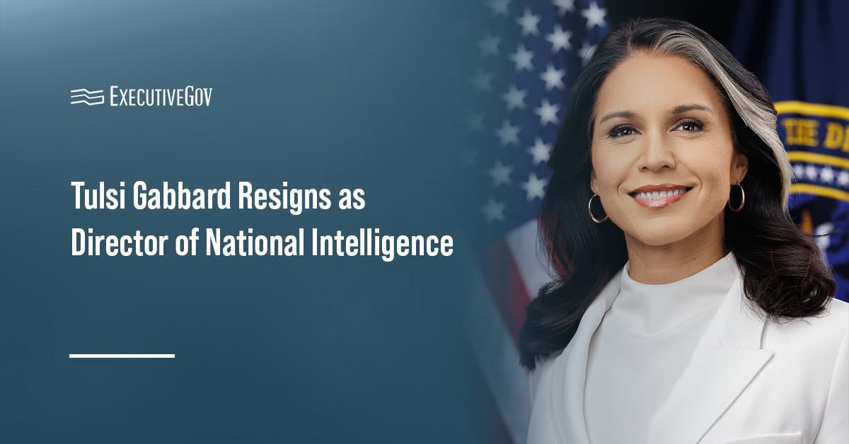 Tulsi Gabbard. Tulsi Gabbard Resigns as Director of National Intelligence.