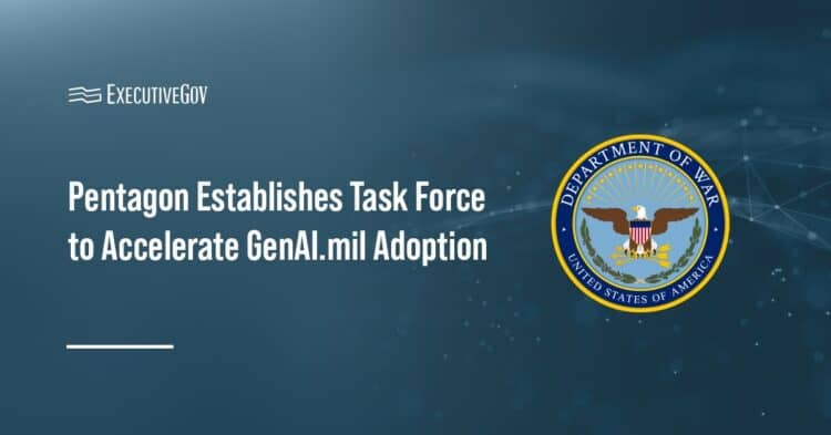 The Department of War seal. The War Department has formed the GenAI.mil Task Force