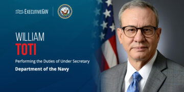 William Toti Selected to Perform Duties of Navy Under Secretary