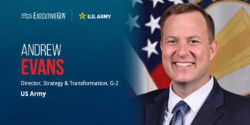 Andrew Evans. The director of strategy & transformation within Army G-2 commented on the Project Wallabee test.