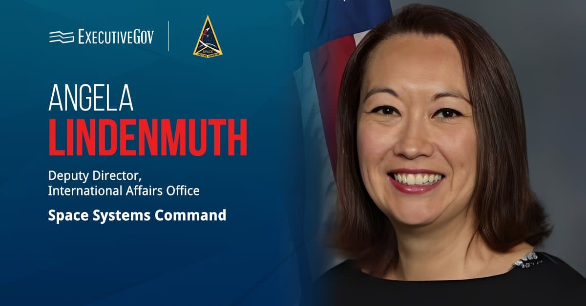 Space Systems Command's Angela Lindenmuth on International Agreements Executive Gov Angela Lindenmuth. The SSC International Affairs Office deputy chief said SSC executes nearly 40 international agreements.