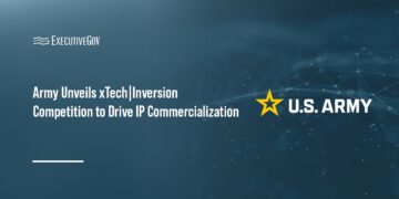 U.S. Army logo. The Army FUZE xTech Program has introduced the xTech|Inversion competition to advance IP commercialization.