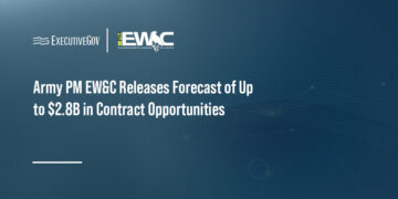 Army PM EW&C Releases Forecast of Up to $2.8B in Contract Opportunities Executive Gov Army Project Manager Electromagnetic Warfare and Collection logo. The office issued a planning guide with contract info.