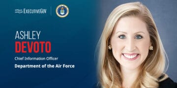 Ashley Devoto. The tech/cyber leader will head enterprise IT, data and AI, and cybersecurity efforts as the new Air Force CIO