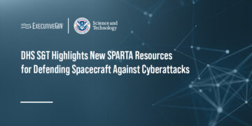 DHS S&T logo. The directorate is supporting space cybersecurity research via SPARTA.
