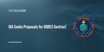 DIA logo. The Defense Intelligence Agency has issued a request for proposals for the DORE3 contract.
