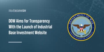 Department of War seal. The Pentagon unveiled a new website displaying the agency's investments since 2015.